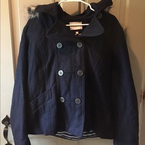 Delia’s Thinsulate Pea Coat with hood